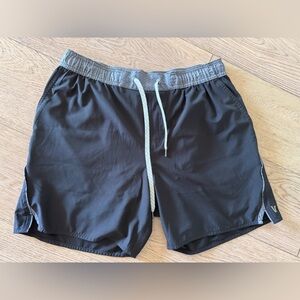 Men's Vuori Black and grey Athletic Shorts